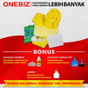 ONEBIZ Refill Spill Kit 120 Liter - Penyerap Tumpahan Cairan Kimia (32 Galon)