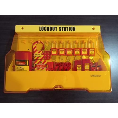 LOTO STATION KIT SET EQUIVALEN MASTERLOCK S1850E410