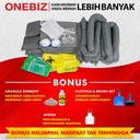 ONEBIZ Universal Spill Kit 240 Liter - Penyerap Tumpahan Cairan 63 Galon (Refill)