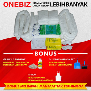 ONEBIZ Spill Kit 240L - Kit Penanggulangan Tumpahan Minyak 63 Galon Refill