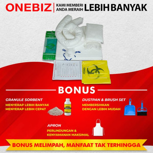ONEBIZ Oil Spill Kit 45 Liter - Kit Penanggulangan Tumpahan Minyak 12 Galon Refill