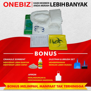 ONEBIZ Spill Kit 30L - Kit Penanggulangan Tumpahan Minyak 8 Galon Refill