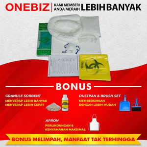 ONEBIZ Oil Spill Kit 20 Liter - Kit Penanggulangan Tumpahan Minyak 5 Galon Refill