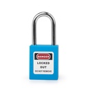 Gembok Industri Safety Loto Padlock Steel Tahan Panas Tahan Cuaca LOTO - Biru