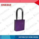 Aluminium SAFETY PADLOCK Anti Karat dan Korosi Original ONEBIZ Purple