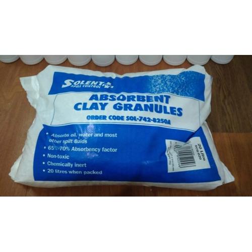 Granules Solent Spill Control 20ltr, Absorbent Granules, Single Pack