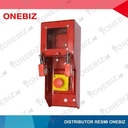 Loto Box Assy/Device Heavy Duty Vertikal Push Button + 2 Padlock - Kuning