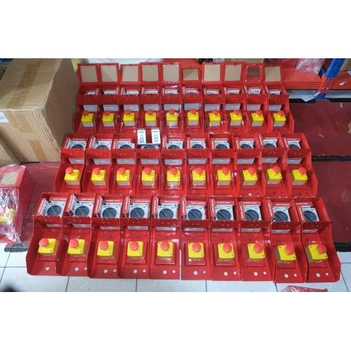 Box Loto Vertical 2 System Coating Paint Complete tanpa Padlock