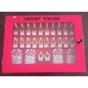 LOTO SET EQUIVALEN MASTERLOCK 1484BP410 RED MASTER LOCK 1484BP410RED