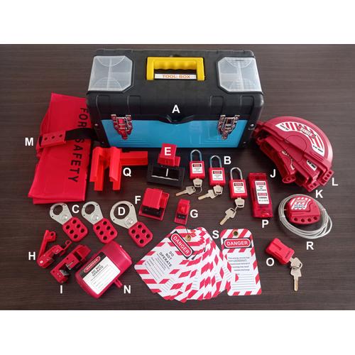 LOTO SET EQUIVALEN MASTERLOCK MASTER LOCK 1457VE410KA