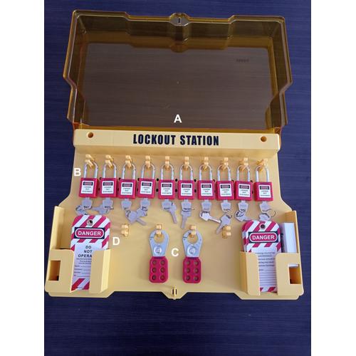 LOTO SET EQUIVALEN MASTERLOCK 1483BP410