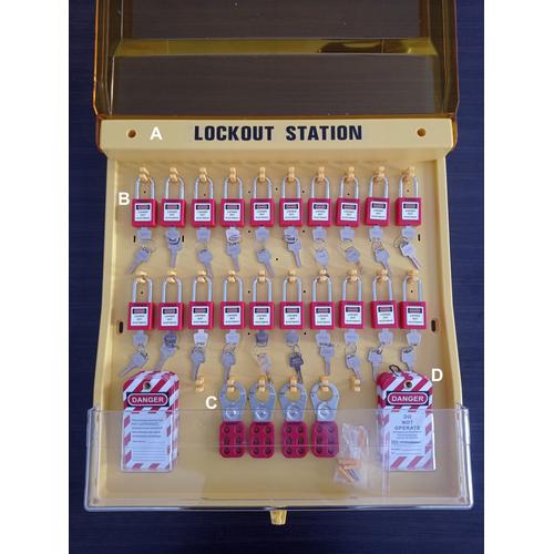 LOTO SET EQUIVALEN MASTERLOCK 1484BP410