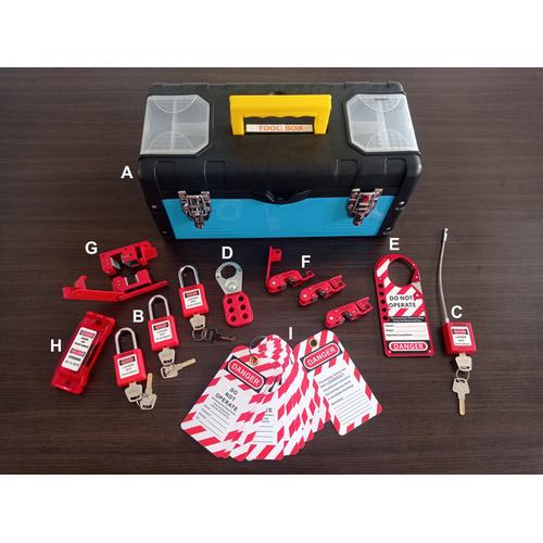 LOTO SET EQUIVALEN MASTERLOCK 1457E410KA