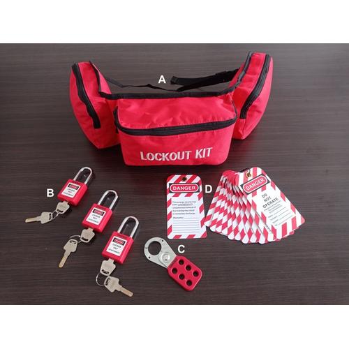LOTO SET EQUIVALEN MASTERLOCK 1456P410KA