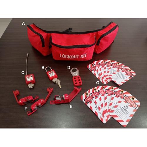 LOTOTO Leckout Tagout Tryout! LOTO SET EQUIVALEN MASTERLOCK SEC-110