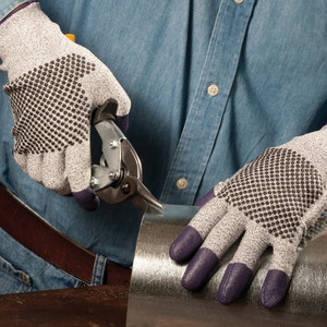KLEENGUARD* G60 Purple Nitrile 97431 Cut Resistant Gloves Size 8 pack
