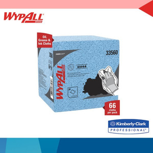 WYPALL* Oil 33560-B Grease & Ink Cloth 66 sheets per Case