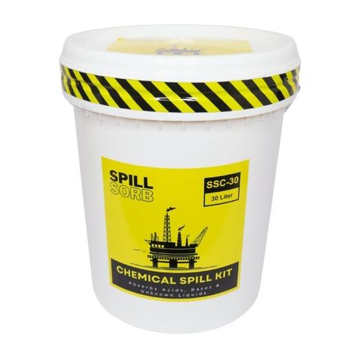 Spill Kit Penyerap Cairan Kimia 30 Liter 8 Gallon Chemical Spill Kit Spill Sorb 30 L