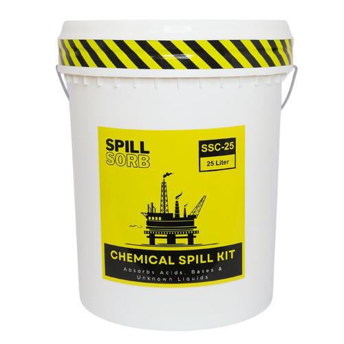 Spill Sorb Chemical Spill Kit 25 Liter Penyerap Cairan Kimia 7 Gallon Spill Kit Kimia