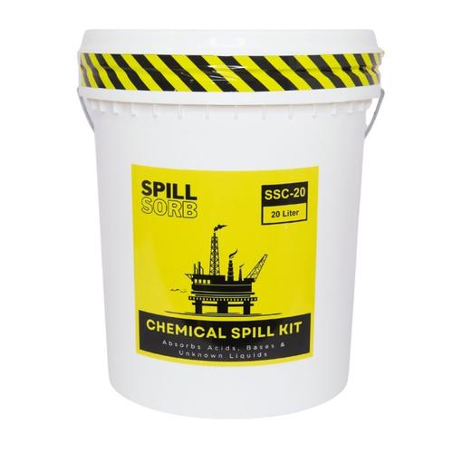 Penyerap Cairan Kimia 5 Gallon Chemical Spill Kit Spill Sorb 20 Liter Spill Kit Chemical