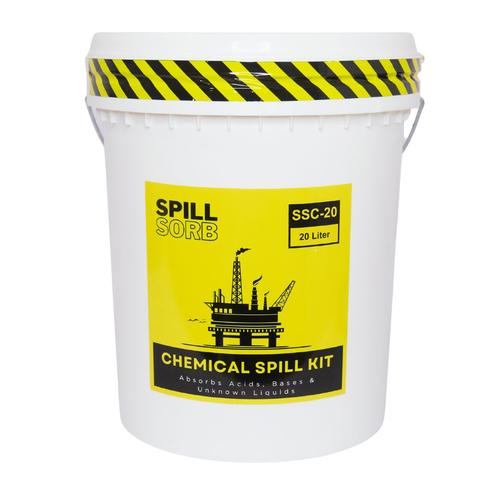 Spill Sorb Chemical Spill Kit 20 Liter Penyerap Cairan Kimia 5 Gallon Spill Kit Kimia