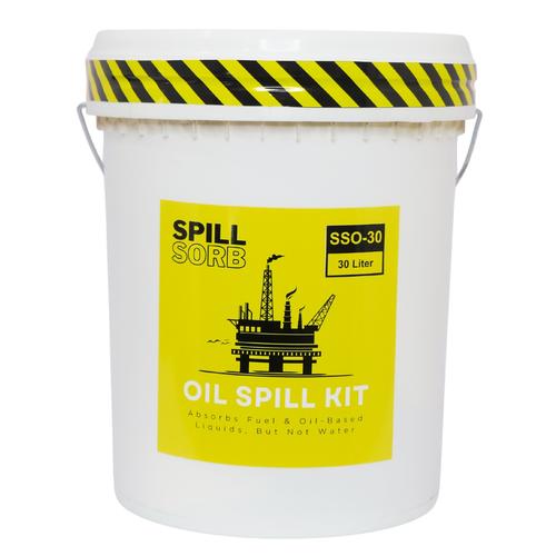 Oil Spill Kit Spill Sorb 30 Liter Penyerap Cairan Minyak 8 Gallon Spill Kit Oli