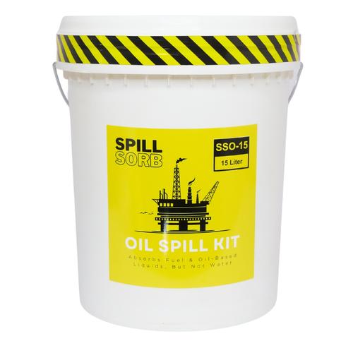Oil Spill Spill Sorb Kit 15 Liter Penyerap Cairan Minyak 4 Gallon Spill Kit Oli