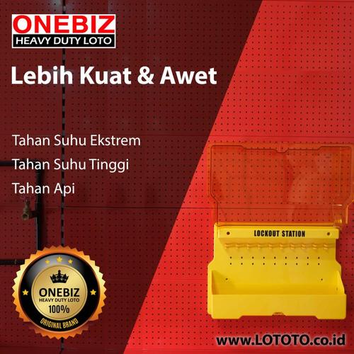 ONEBIZ Padlock Stations 8 Padlocks OB 14-BDB103 COMBINED LOCKOUT STATION