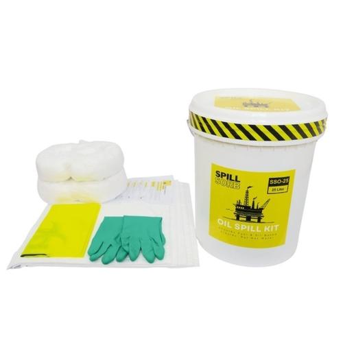 Penyerap Tumpahan Oli Minyak Bensin 7 Galon Oil Spill Kit Spill Sorb 25 Liter