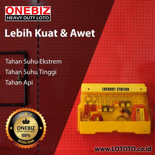 ONEBIZ Padlock Stations 8 Padlocks OB 14-BDB103 COMBINED LOCKOUT STATION