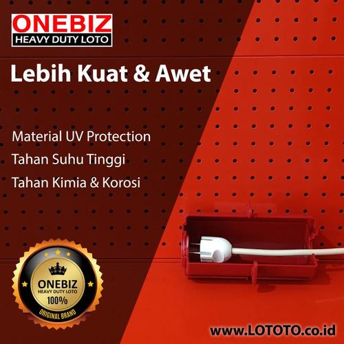 ONEBIZ Rotating Large Electrical Plug Lockout OB 14-BDD42A 220 – 550 Volt Plugs