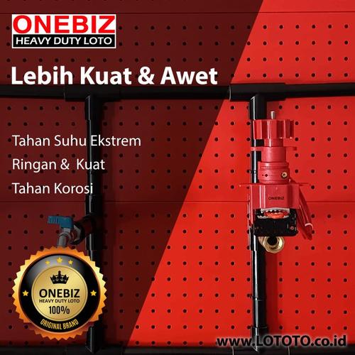 ONEBIZ Universal Valve Lockout OB 14-BDF33X Studdle Height 120mm Cable 3.2mm D*2.4mL Suitable For Handle Witdth ≤2.3cm Handle Thickness ≤1.4cm