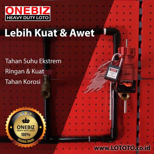 ONEBIZ Universal Valve Lockout Swing OB 14-BDF32 Length 200mm Studdle Height 170mm Suitable For Handle Witdth ≤4cm Handle Thickness ≤2.8cm