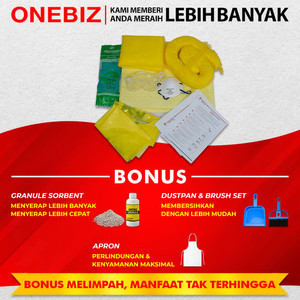 Chemical Spill Kit 45 Liter Penyerap Cairan Kimia 12 Gall Refill