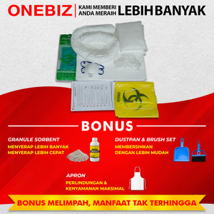 Oil Spill Kit 30 Liter Penyerap Tumpahan Minyak 8 Gallon Refill