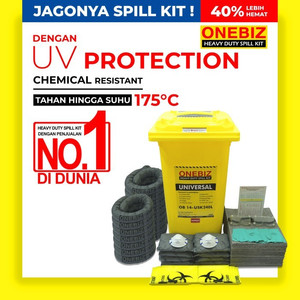 Penyerap Cairan Universal 63 Gallon Maintenance Spill Kit 240 Liter
