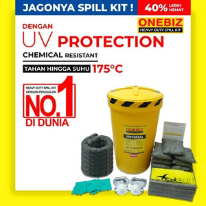 Spill Kit Industri Penyerap Cairan Universal 150 Liter 40 Gallon