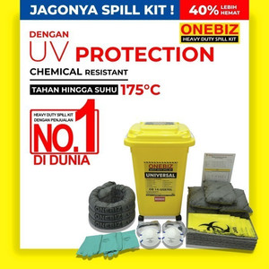 Penyerap Tumpahan Universal 24 Galon Maintenance Spill Kit 90 Liter