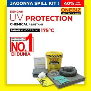 Spill Kit Industri Penyerap Tumpahan Universal 35 Liter 9 Gallon