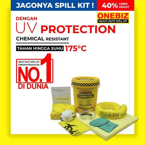 Spill Kit Industri Penyerap Cairan Kimia 30 Liter 8 Gallon