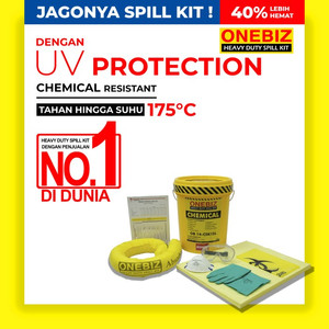 Chemical Spill Kit 15 Liter Penyerap Cairan Kimia 4 Gallon