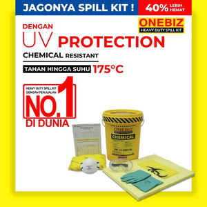 Penyerap Cairan Kimia 3 Gallon Chemical Spill Kit 10 Liter