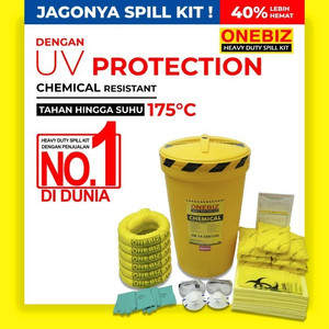 Spill Kit Industri Penyerap Tumpahan Kimia 150 Liter 40 Gallon