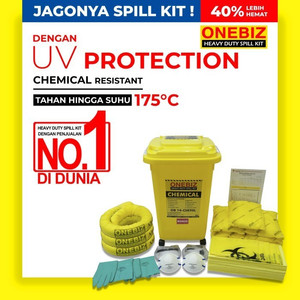 Spill Kit Industri Penyerap Tumpahan Kimia 90 Liter 24 Gallon