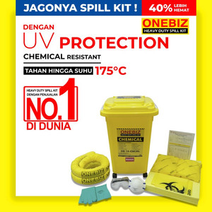 Chemical Spill Kit 50 Liter Penyerap Cairan Kimia 13 Gallon