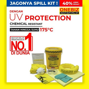 Spill Kit Industri Penyerap Cairan Kimia 25 Liter 7 Gallon