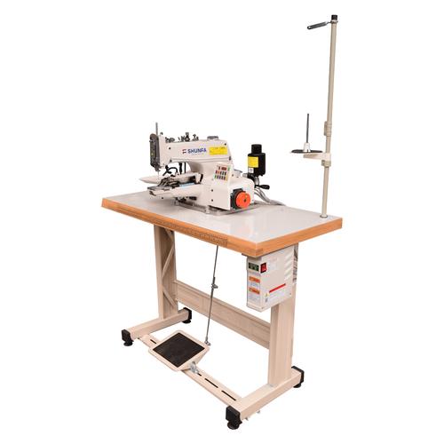 SHUNFA SF-1377D Mesin Jahit Pasang Kancing Industrial Double Cam Servo