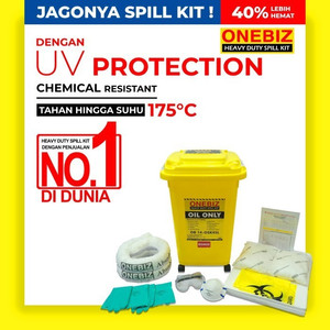 Spill Kit Industri Penyerap Tumpahan Minyak Oli Bensin 45 Liter 12 Gallon