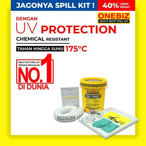 Spill Kit Industri Penyerap Tumpahan Minyak Oli Bensin 15 Liter 4 Gallon