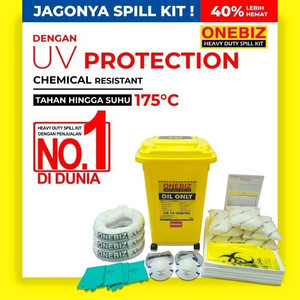 Penyerap Tumpahan Minyak Oli Bensin 24 Galon Oil Spill Kit 90 Liter